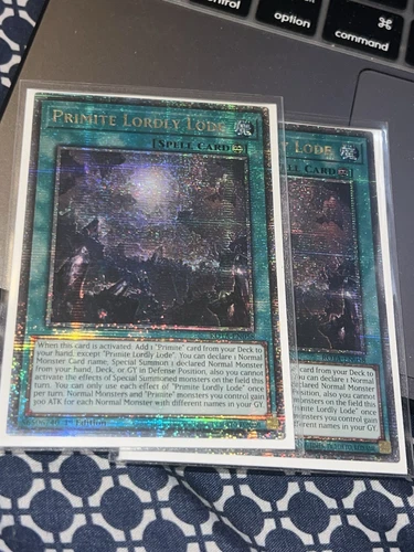 Yugioh Primite Lordly Lode ROTA-EN058 Quarter Century (QCSR) (Euro) NM - Picture 5 of 6