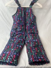 Tpddler Girl's London Fog Ski or Snow Pants - Size 3T - Bib Zip Front