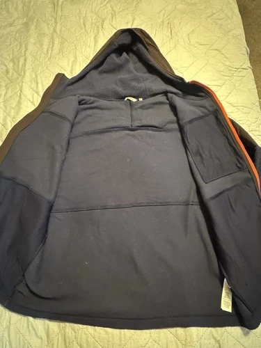 Cotopaxi Jacket Mens L Blue Brown Abrazo Fleece Full Zip Hoodie Hiking Outdoor image 5