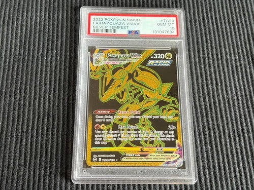 2022 POKEMON SWSH #TG29/TG30 RAYQUAZA VMAX *SILVER TEMPEST PSA 10 GEM MINT*