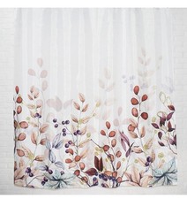 Watercolor Floral Shower Curtain 72x72 Inch