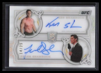 2024 Topps Royalty UFC Dual Autographs DASS Frank Ken Shamrock