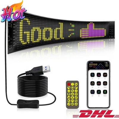 USB Dynamische Bunte Augen Lampe Soft Screen LED Auge für Auto Fenster Auto LED