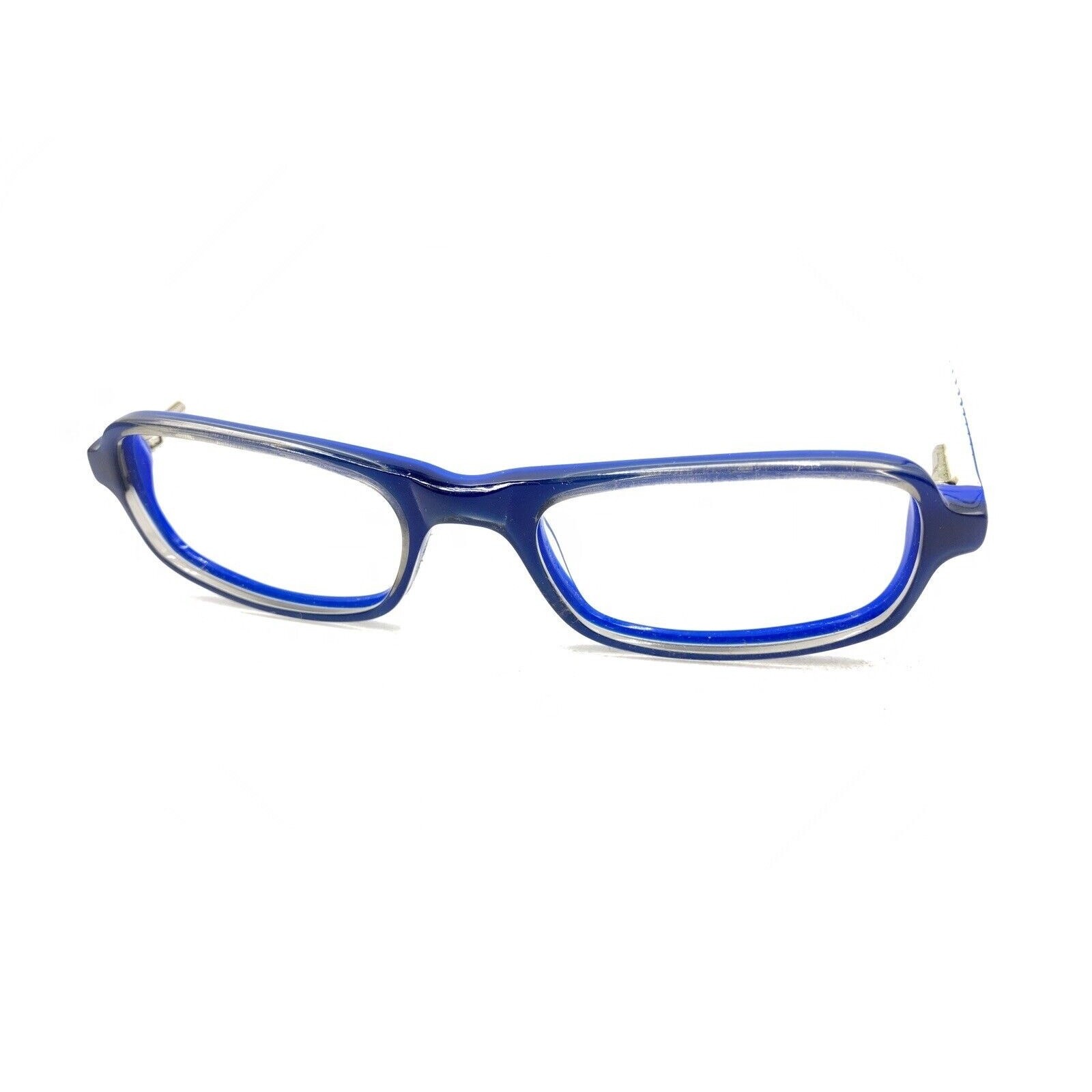 Nike 5512 420 Dark Blue White Eyeglasses Frames 48-18 130 Designer Kids Youth thumbnail 8