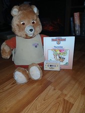 Teddy Ruxpin Doll 1985 Vintage Worlds Of Wonder WOW - Excellent Used Condition 