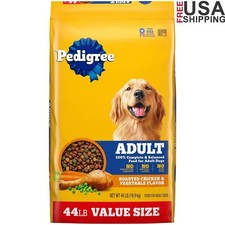 Complete Nutrition Adult Dry Dog Food Roasted Chicken Rice Vegetable Kibble 44lb 0.81 per pound