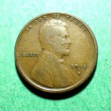 1915-S Lincoln cent  VG/F