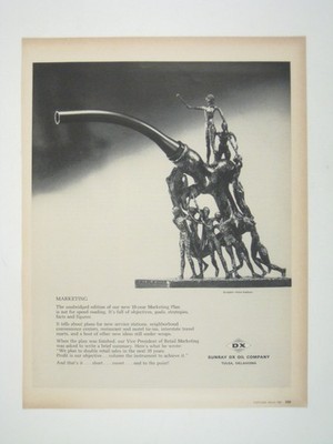 Sunray DX Oil Company 1967 Marketing Plan Advertisement Print