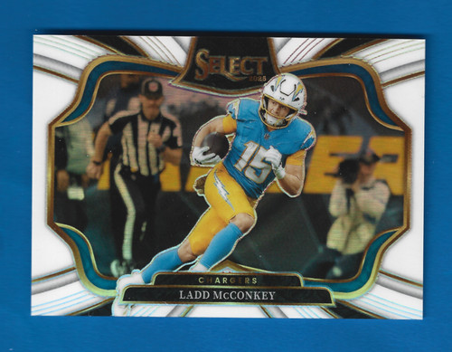 2025 Panini Select Football White Ladd McConkey #403