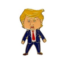 Happy Trump Face Pin 2026, Trump Gifts Pins Collectible Lapel Button Badge