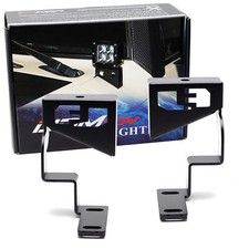 Hood Mount Windshield A-Pillar LED Ditch Light Bracket For Toyota FJ Cruiser