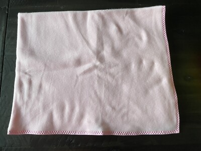 Toddler Kids Travel Nap Pink Fleece Blanket Handmade New