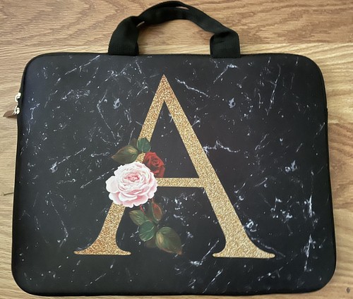Laptop Bag Initial “A” New LQQK!