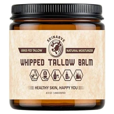 Beef Tallow Skin, Beef Tallow Face Moisturizer, Tallow Balm, Organic Beef Tallow