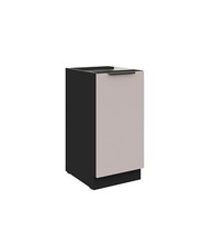 Küchen Unterschrank 40 cm Küche ARONA Kaschmir beige Küchenzeile Küchenblock