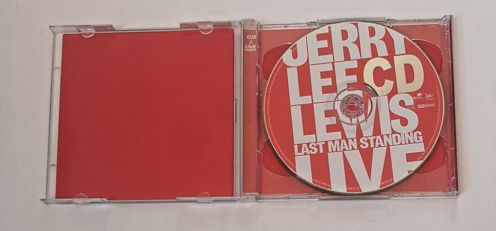 Jerry Lee Lewis Last Man Standing Live CD/DVD 2007 Brand New eBay