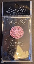 Bella Crystal Collection Golf Ballmarker Hatc...
