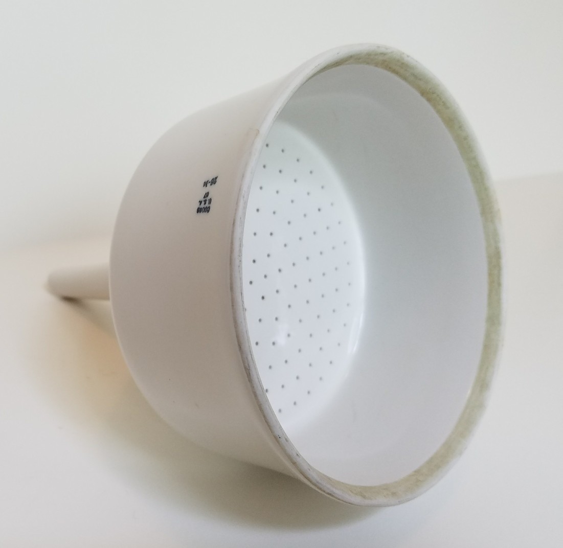 Coors Vintage Buchner Funnel Filter Laboratory Porcelain Ceramic Ware Apothecary eBay
