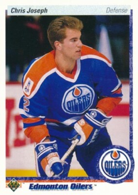 1990-91 Upper Deck #323 CHRIS JOSEPH - Edmonton Oilers