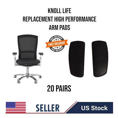 Haworth Very Office Chair Grey Arm Pad Replacement - Brand New