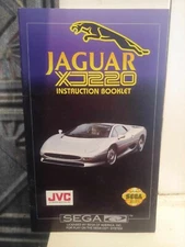 Vtg 1993 JAGUAR XJ220 Sega CD Game System Instruction Manual Booklet **ONLY**