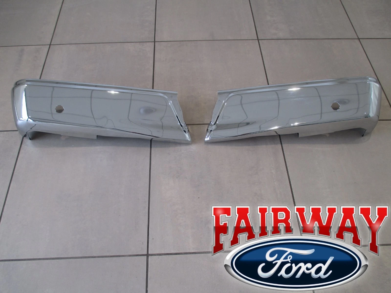 Parachoques trasero cromado izquierdo para Ford F150 2015-2017 (P/N 3248)
