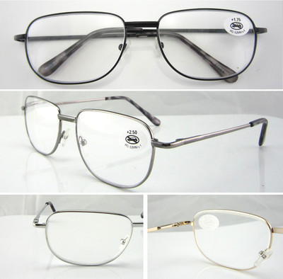 Lesebrille +0,5+0,75+1,0+1,25+3,5+3,75 klassisches Gestell Federscharnier L42