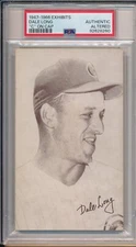 1947-66 EXHIBITS - DALE LONG, "C" ON CAP - PSA AA (SVSC) FRESHLY GRADED!