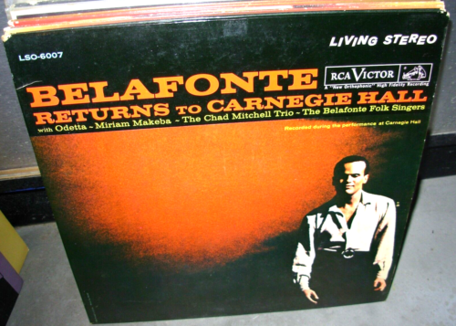 HARRY BELAFONTE regresa a carnegie hall (calypso) estéreo 2 LP  - Imagen 1 de 1