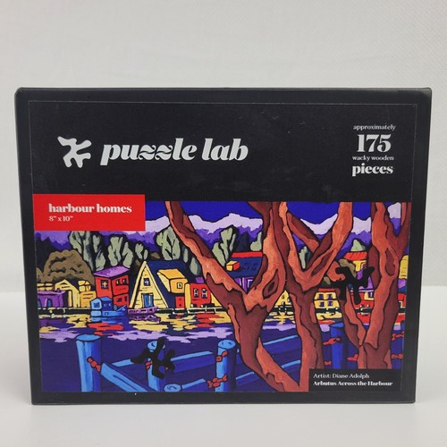 Puzzle Lab Harbour Homes (Diane Adolph) 175 Pieces, Wooden Difficult Colorful eBay