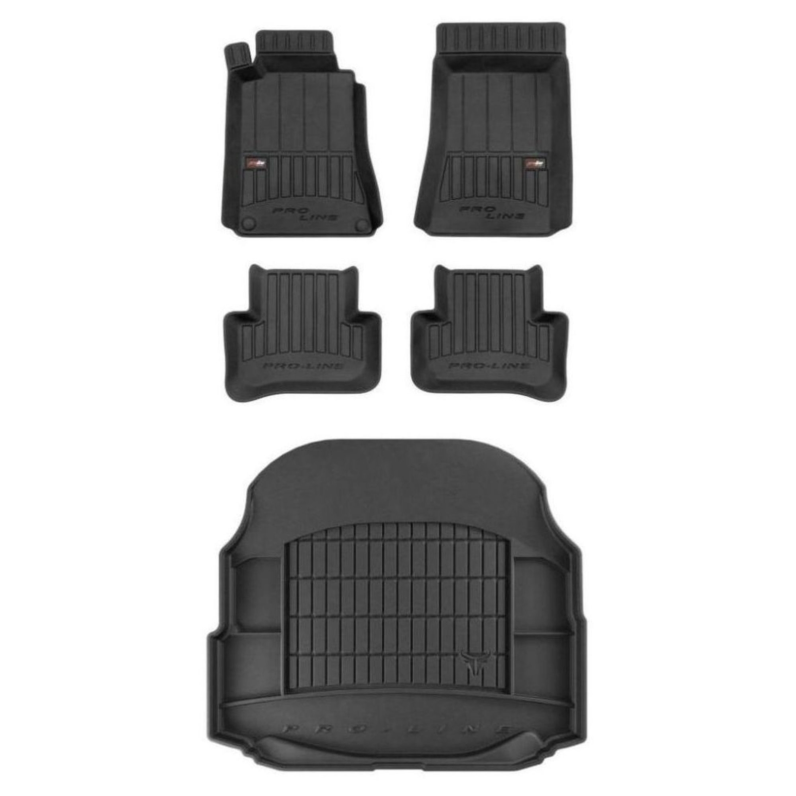 Tapis de sol Frogum Pro-Line étanches avec bords hauts pour Mercedes W203 200