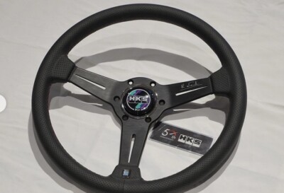 HKS/NARDI/steering wheel/340mm/leather/Black/JDM/japan limited