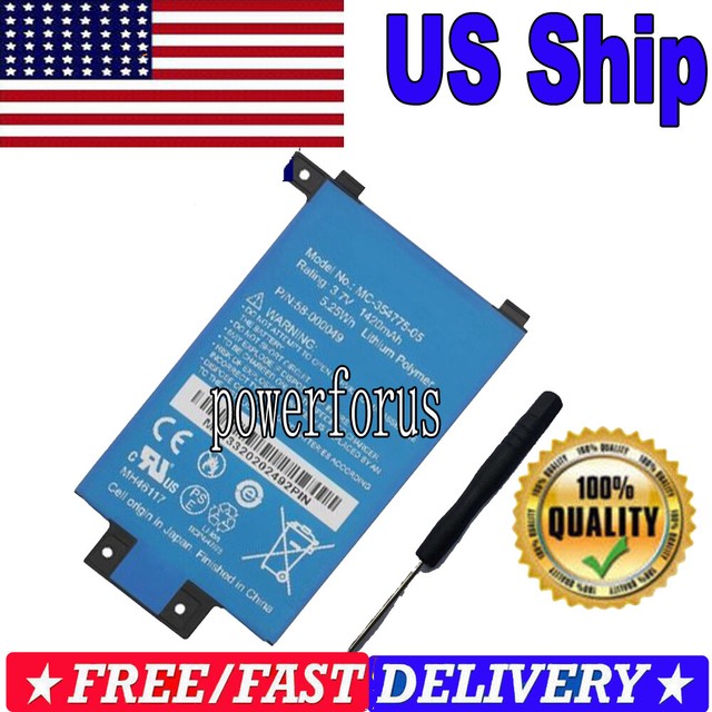 Battery 58000049 For Amazon Kindle paperwhite 2nd 3rd Gen 6" KPW2 KPW3