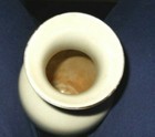 6" Asian-style vase w/ peacock marked Satsuma  JAPAN  Satsuma mark is odd — photo 3