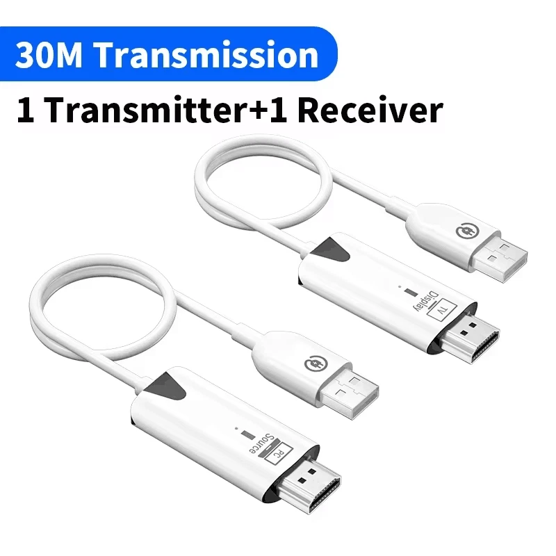 Wireless HDMI Transmitter and Receiver, 1080P HD Satellite Receiver HDMI Radio - Bild 3 von 4