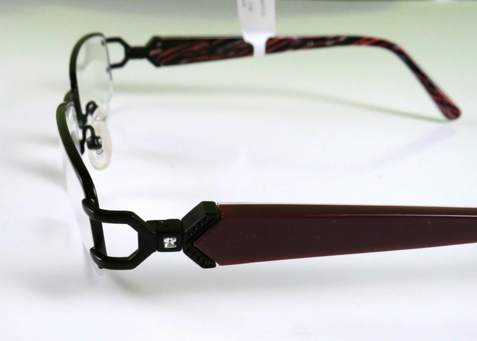 Monturas para gafas Candies CT Brynn SBLK, tamaño 50-18-135, negro/ciruela, nuevas Foto 3 de 4