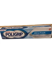 Super Poligrip Ultra Fresh Denture Adhesive Cream Minty Flavor 2.4oz Exp 5/31/25