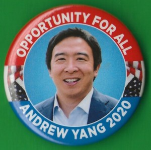 Casquette Baseball Andrew Yang 2020 - Vintage - Neuf Avec Étiquettes