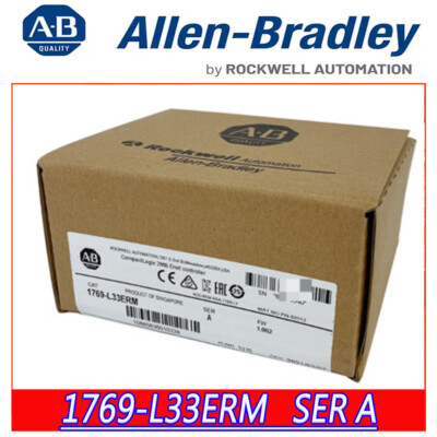 100% New AB 1769-L33ERM CompactLogix 5370 L3 ENET 2MB PLC Controller