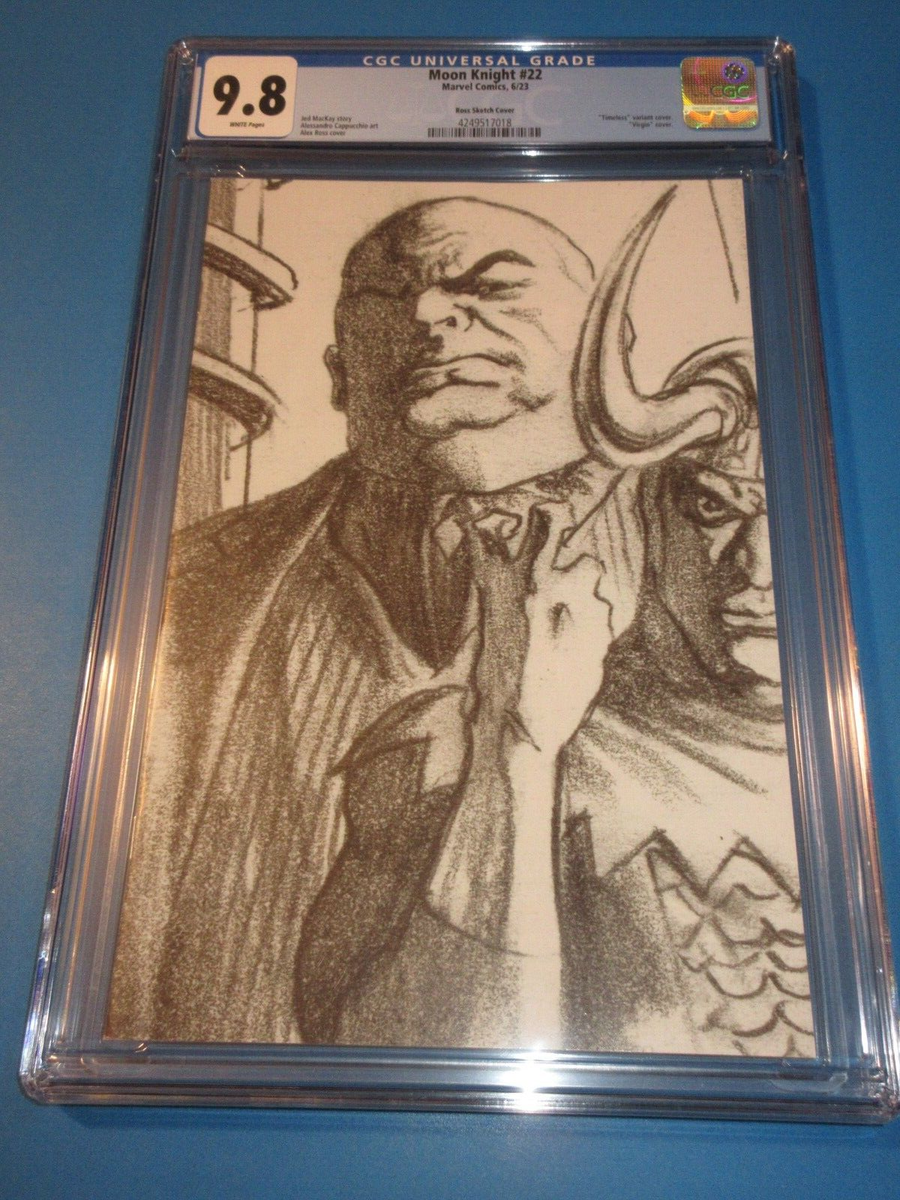 Moon Knight #22 Alex Ross Timeless Sketch 1:100 Variant CGC 9.8 NM