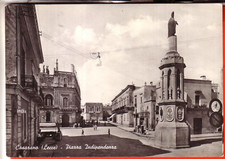 CARTOLINA  CASARANO   B/N   VIAGGIATA 1962 PIAZZA INDIPENDENZA