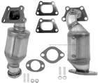 2012 CHEVROLET Equinox 3.0L Front Left and Right Catalytic Converters 2 Pieces