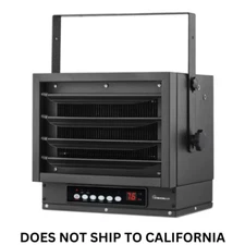 VisionAir Industrial Ceiling Mount Heater + Remote! 7500 Watts 240V Electric