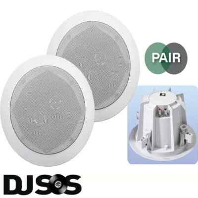 e-audio Haushalt & Gewerbe 6,5'' 2-Wege Deckenlautsprecher (8 Ohm 120 W) PAAR