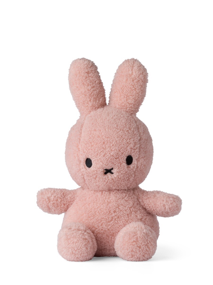 PALE PINK MIFFY TEDDY - 23CM - 100% RECYCLED MATERIALS SUPER SOFT PLUSH **NEW**