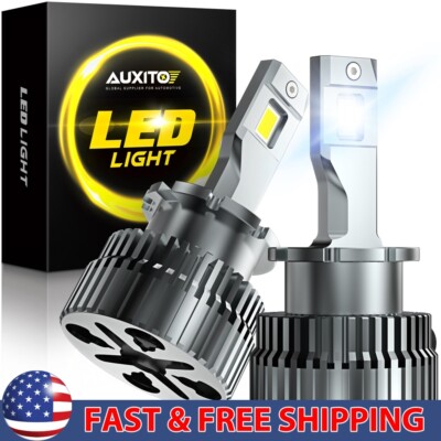 AUXITO D2S D4S LED Headlight Bulb D2C D2R D4 Replace HID Xenon Lamp 6000K Bright