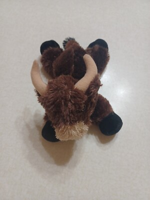 Aurora Plush 8'' Buffalo Bison American Plains