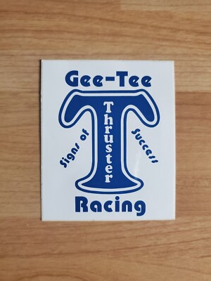 Thruster Gee Tee Schilder Oldschool BMX Aufkleber Decal New Old Stock
