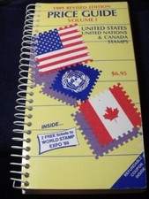 1989 Price Guide Volume 1 United States United Nations & Canada Stamps NOS F/S