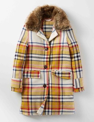 heritage check coat